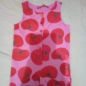 Agatha Ruiz De la prada Tomato salad dungarees. Nwt